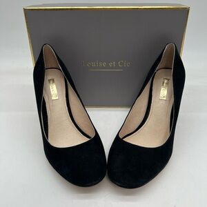 Louise Et Cie Lo-Jianna Black ECO Kidsuede Pumps Heels